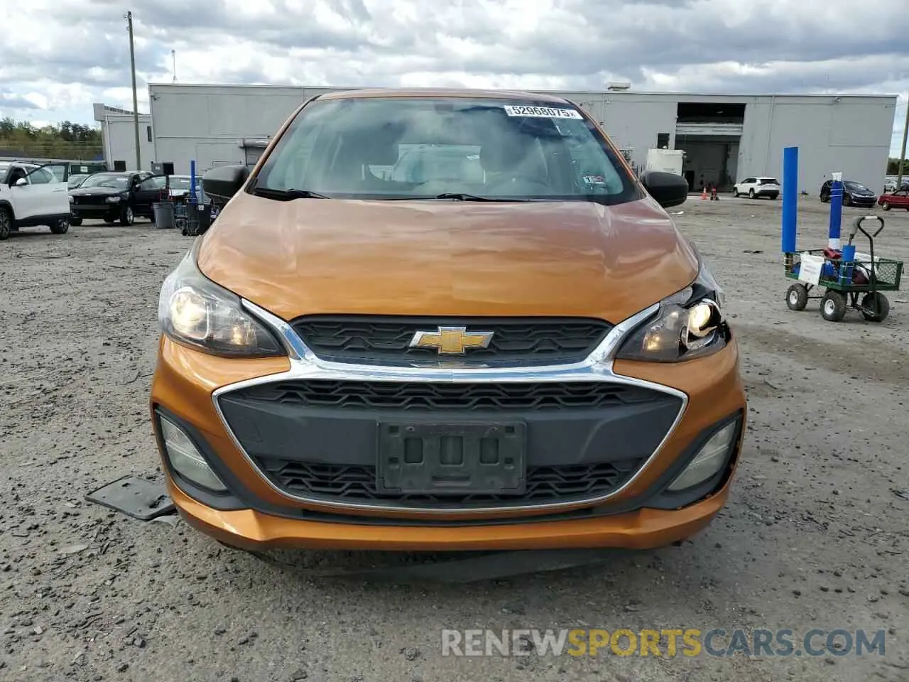 5 fotografías del automóvil dañado KL8CB6SA0LC473165 CHEVROLET SPARK 2020
