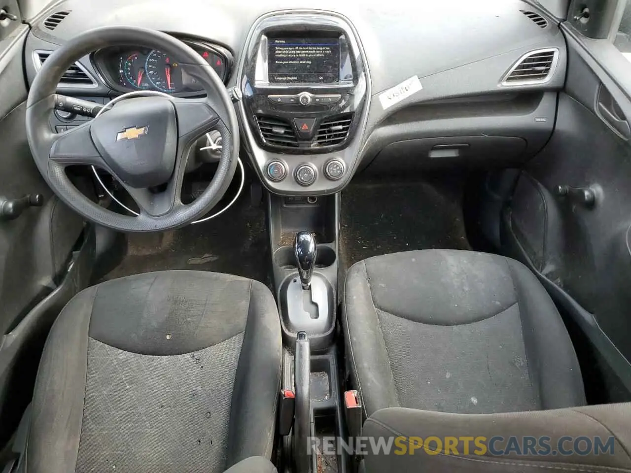 8 fotografías del automóvil dañado KL8CB6SA0LC473165 CHEVROLET SPARK 2020