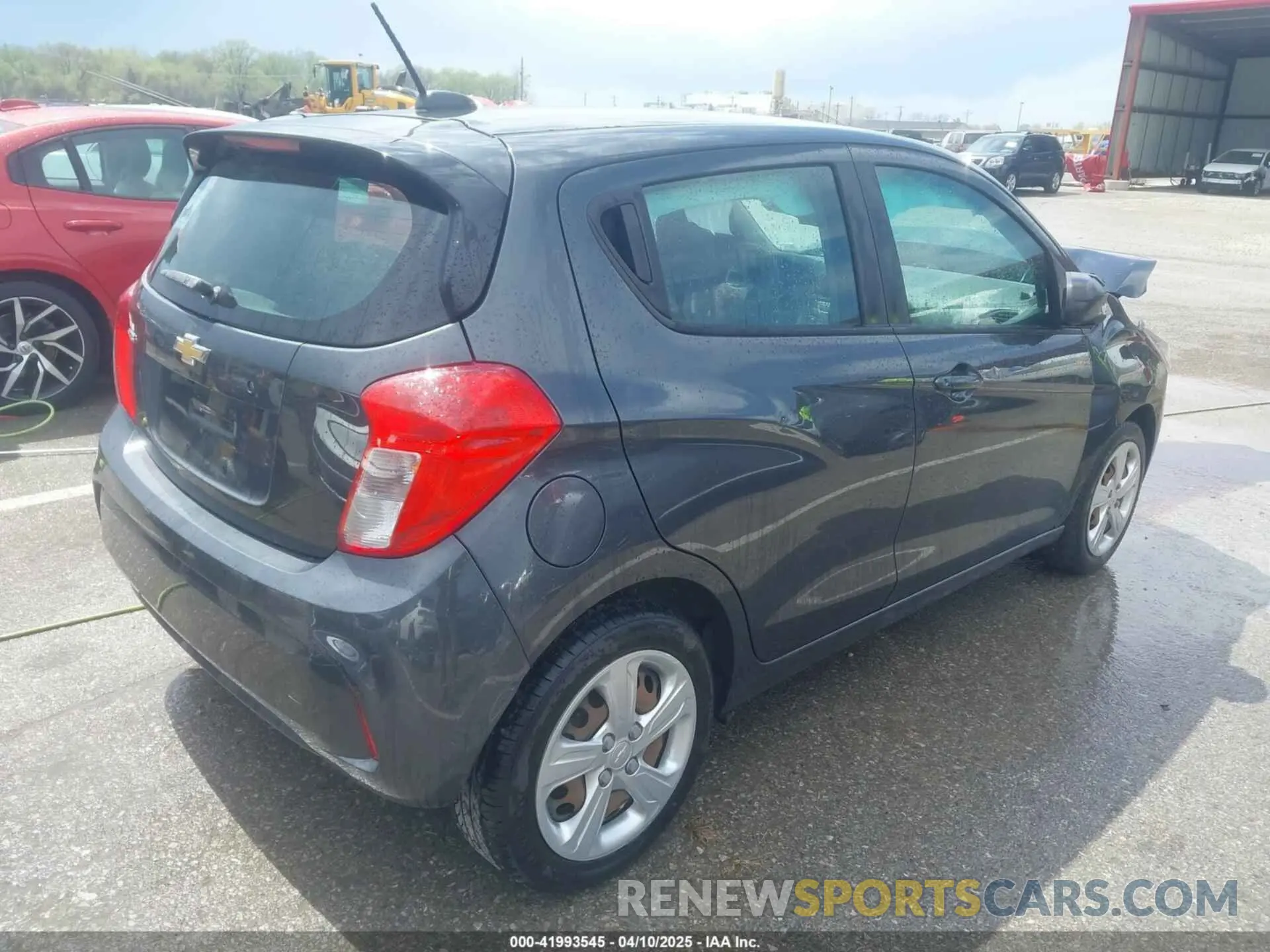 4 fotografías del automóvil dañado KL8CB6SA0LC475000 CHEVROLET SPARK 2020