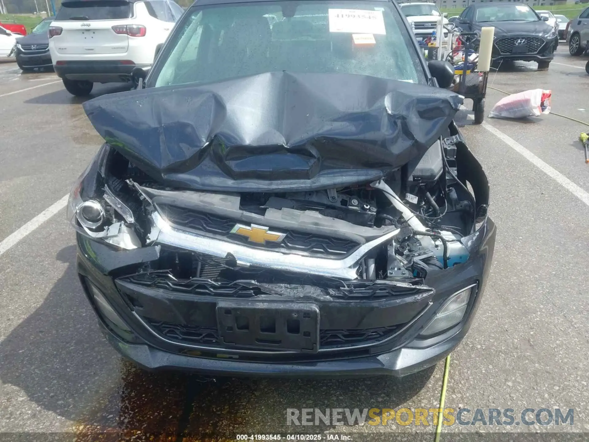 6 fotografías del automóvil dañado KL8CB6SA0LC475000 CHEVROLET SPARK 2020