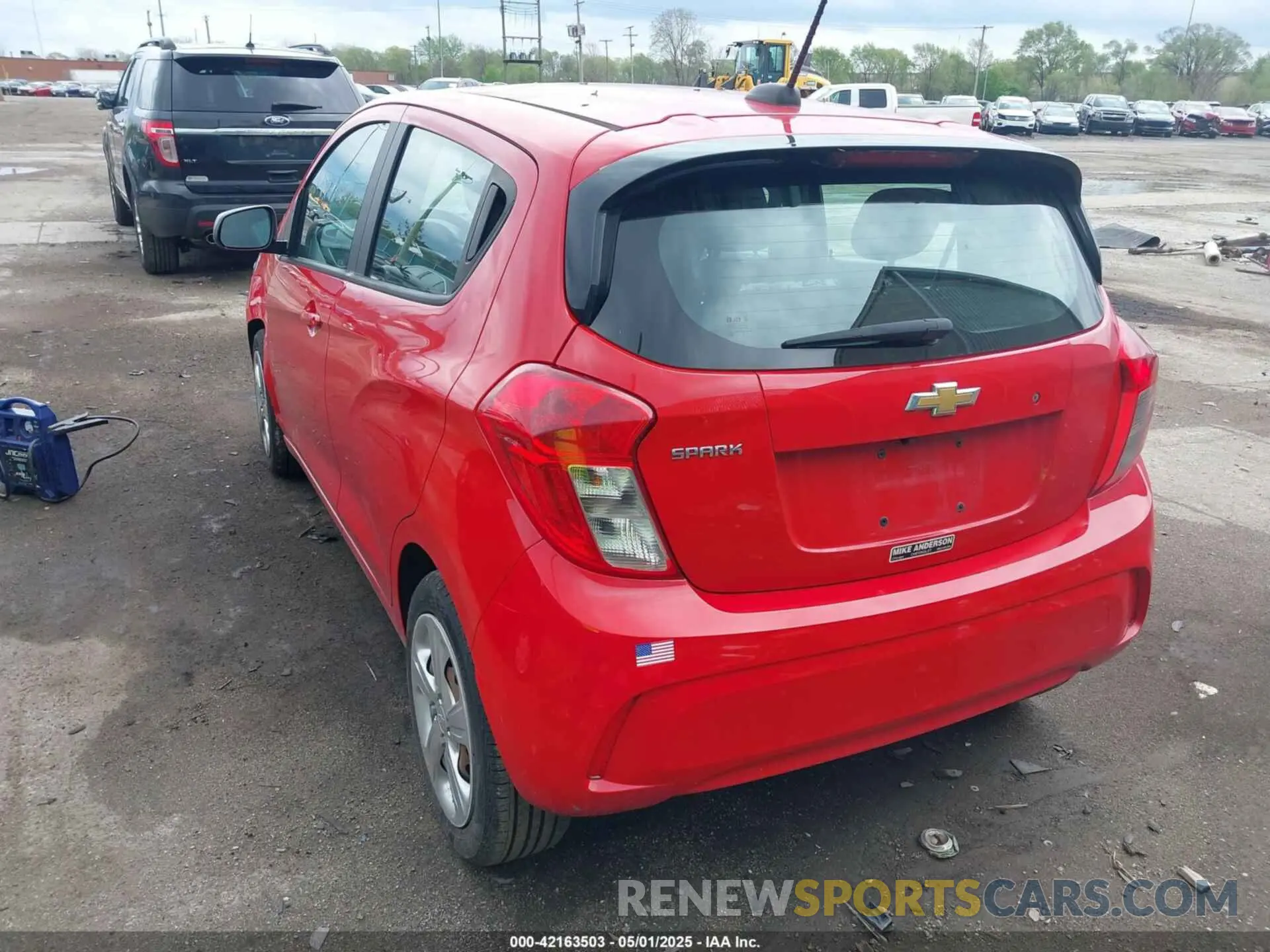3 fotografías del automóvil dañado KL8CB6SA0LC479452 CHEVROLET SPARK 2020