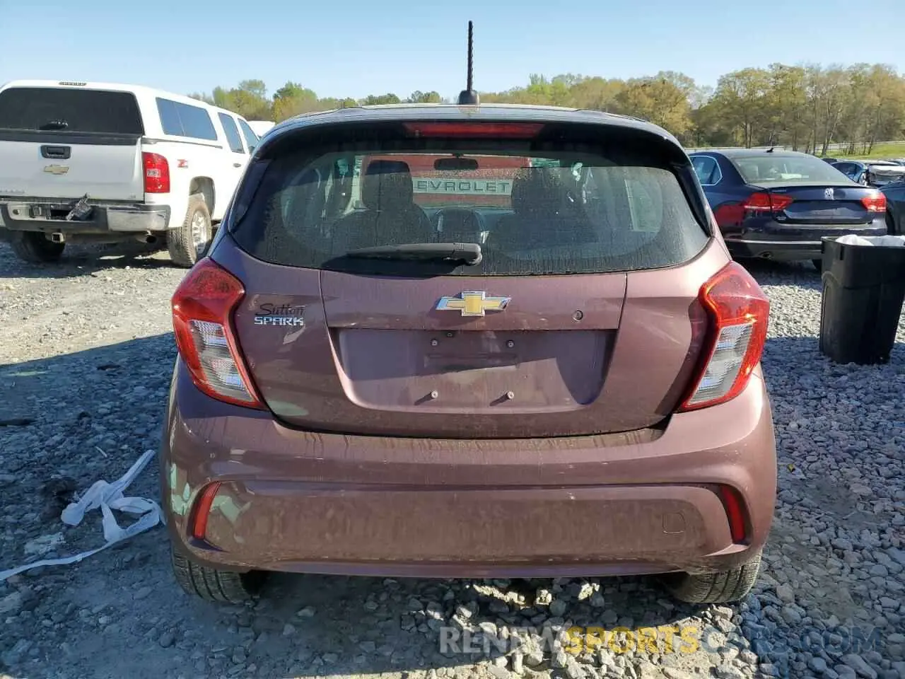 6 fotografías del automóvil dañado KL8CB6SA1LC400144 CHEVROLET SPARK 2020