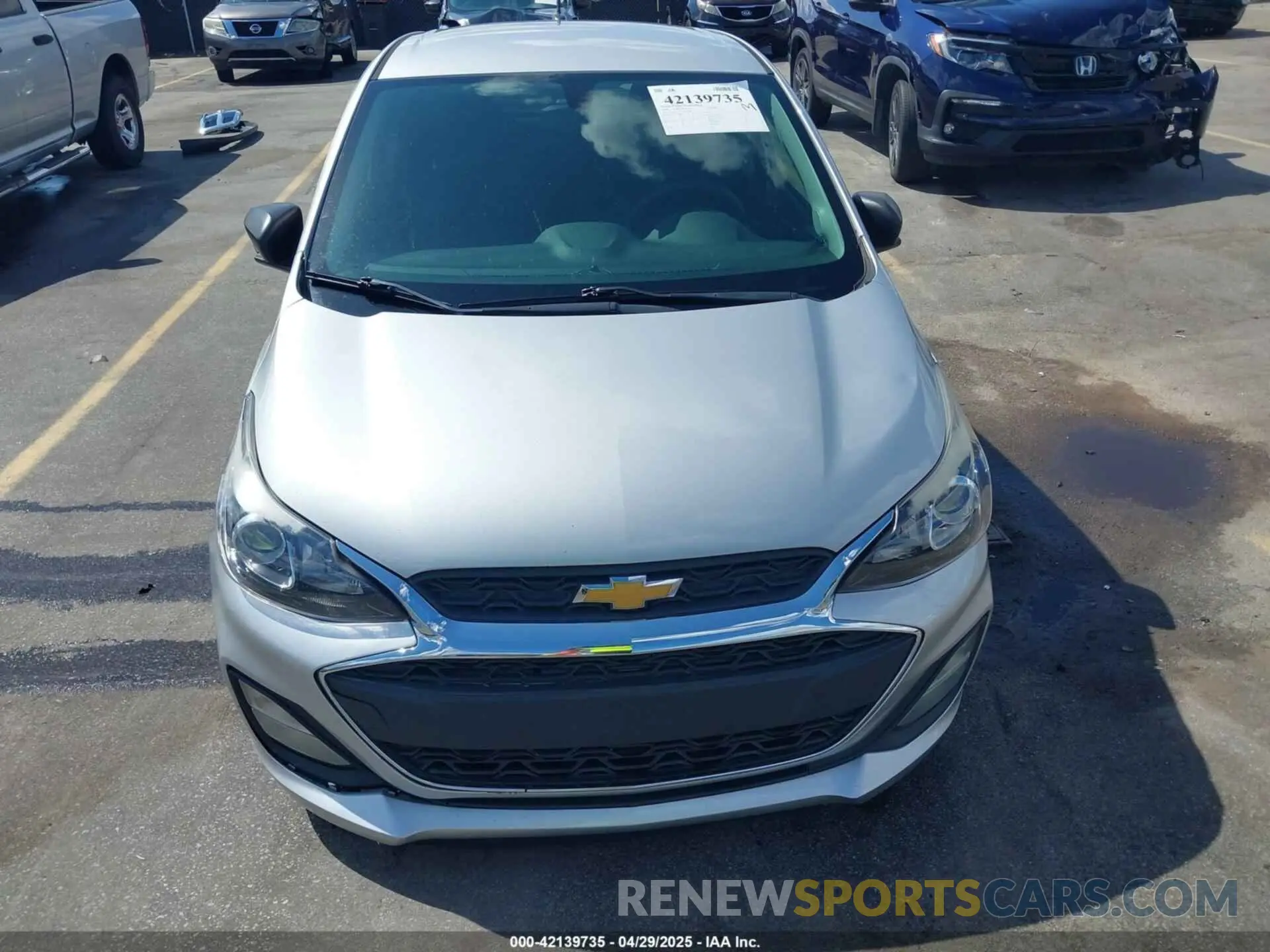 12 fotografías del automóvil dañado KL8CB6SA1LC405148 CHEVROLET SPARK 2020