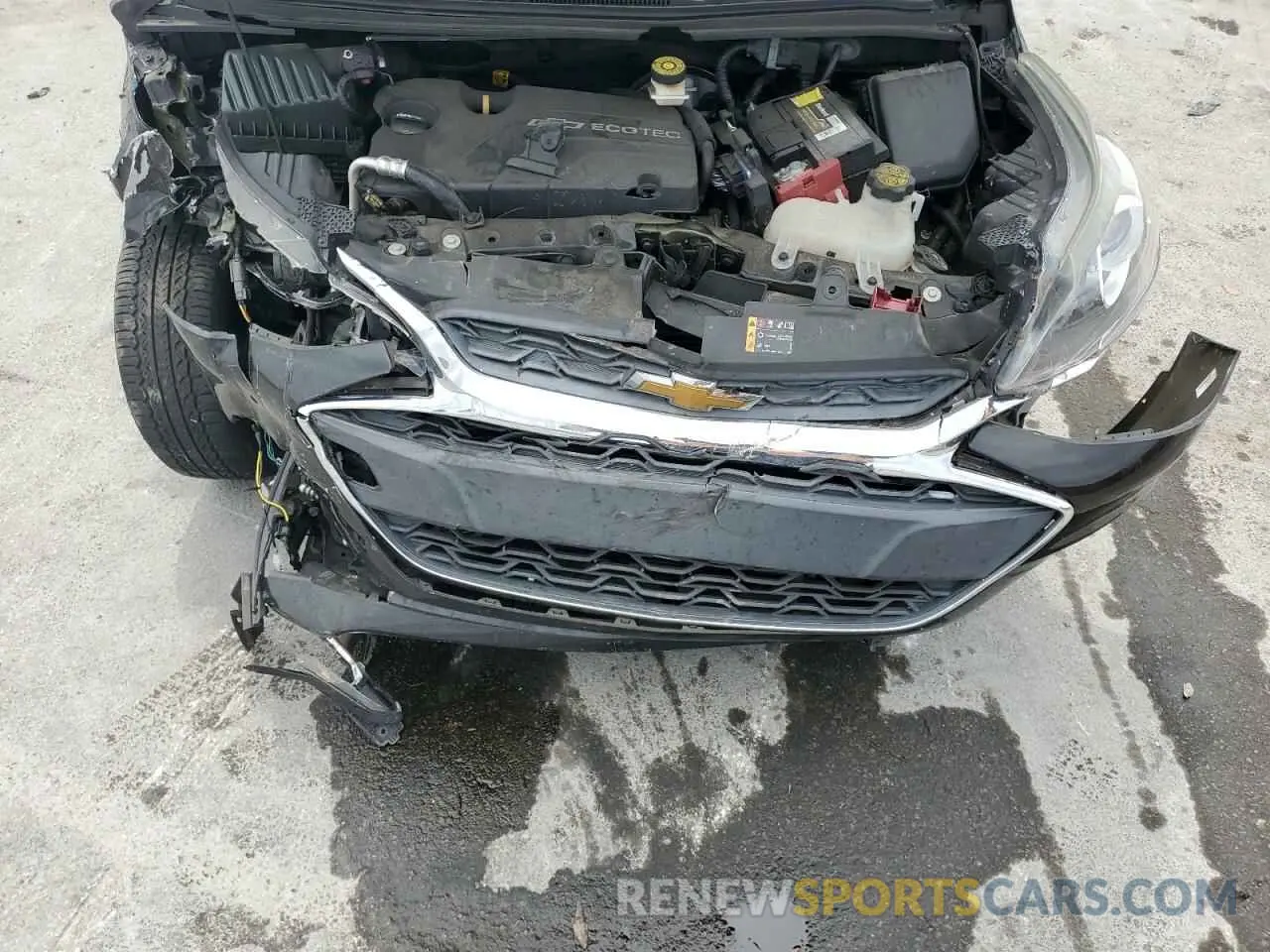 11 fotografías del automóvil dañado KL8CB6SA1LC409314 CHEVROLET SPARK 2020