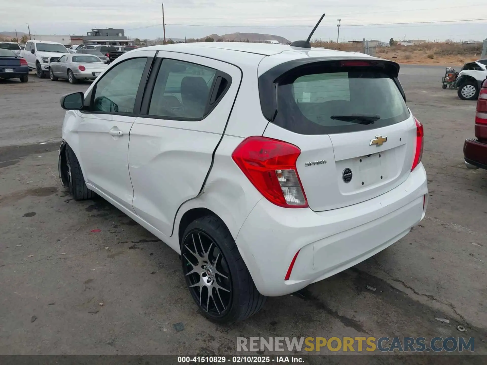 3 fotografías del automóvil dañado KL8CB6SA1LC410138 CHEVROLET SPARK 2020