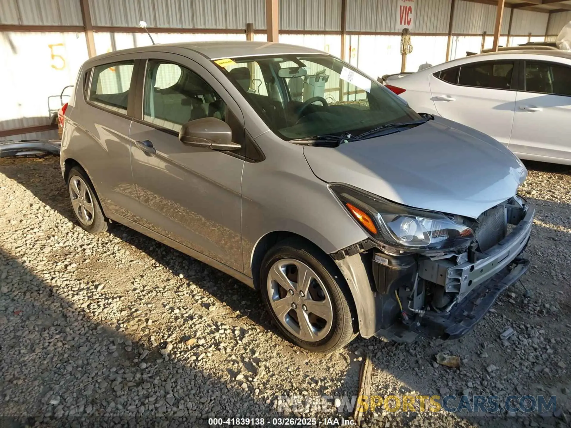 1 fotografías del automóvil dañado KL8CB6SA1LC411547 CHEVROLET SPARK 2020