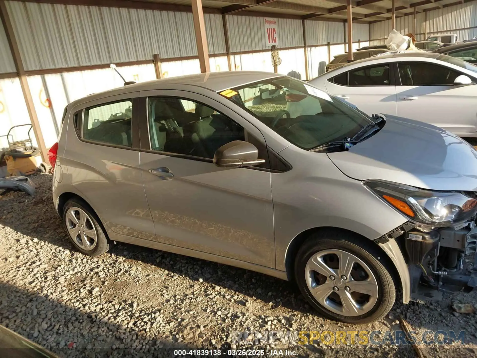 14 fotografías del automóvil dañado KL8CB6SA1LC411547 CHEVROLET SPARK 2020