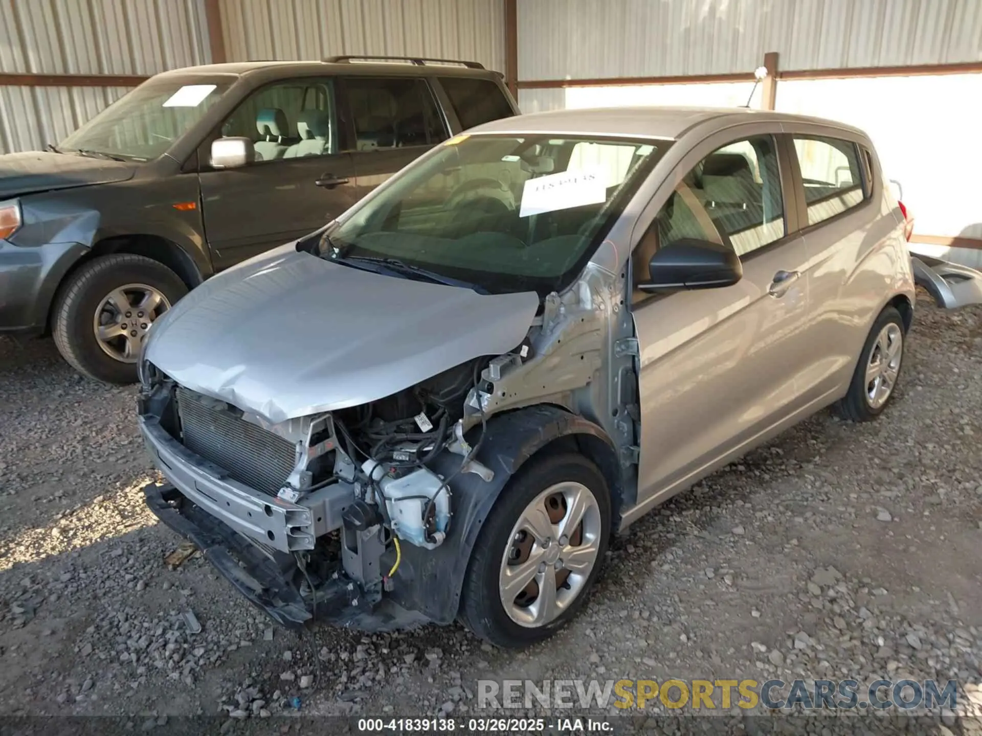 2 fotografías del automóvil dañado KL8CB6SA1LC411547 CHEVROLET SPARK 2020