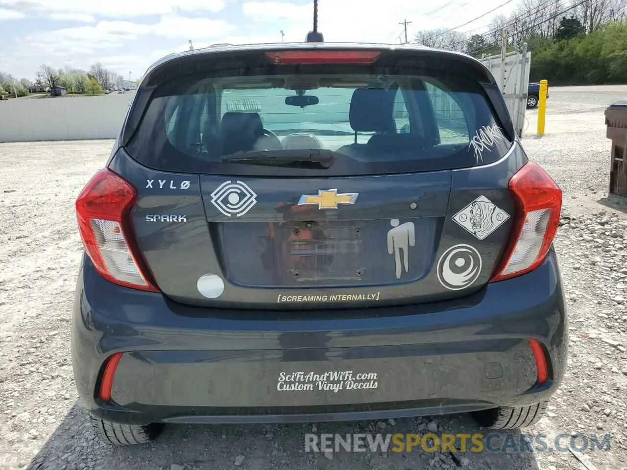 6 fotografías del automóvil dañado KL8CB6SA1LC423844 CHEVROLET SPARK 2020