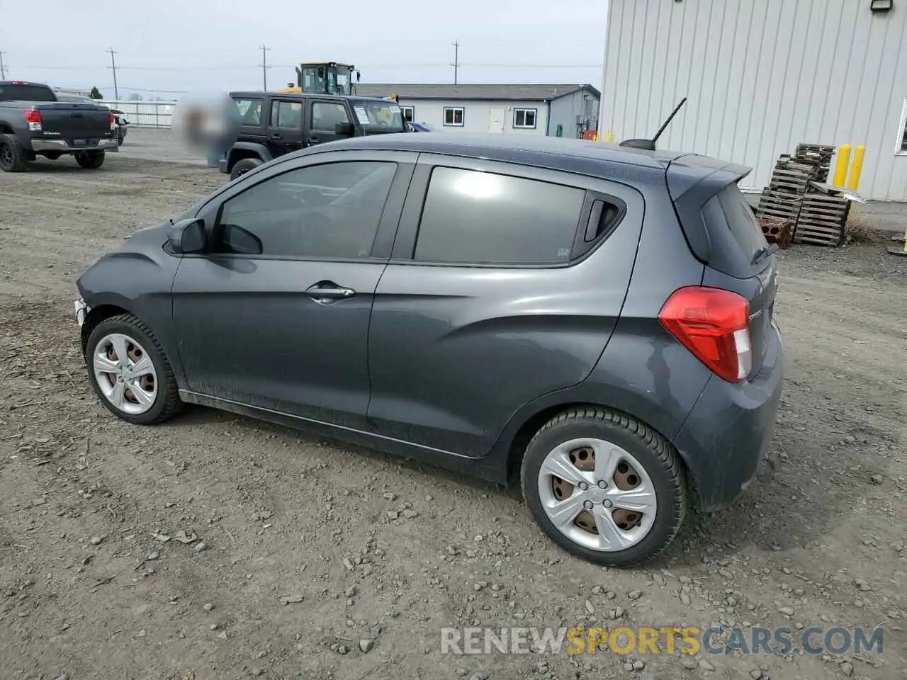 2 fotografías del automóvil dañado KL8CB6SA1LC428137 CHEVROLET SPARK 2020