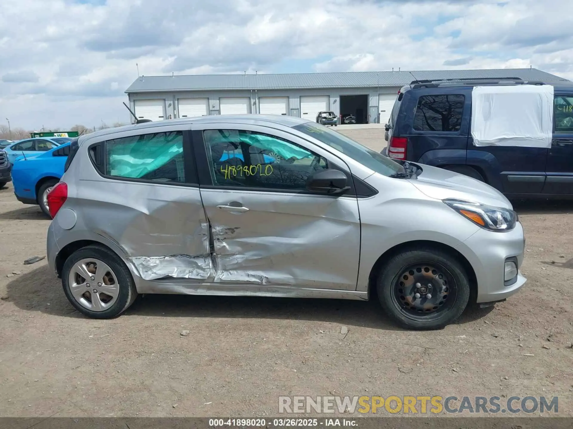 13 fotografías del automóvil dañado KL8CB6SA1LC462448 CHEVROLET SPARK 2020