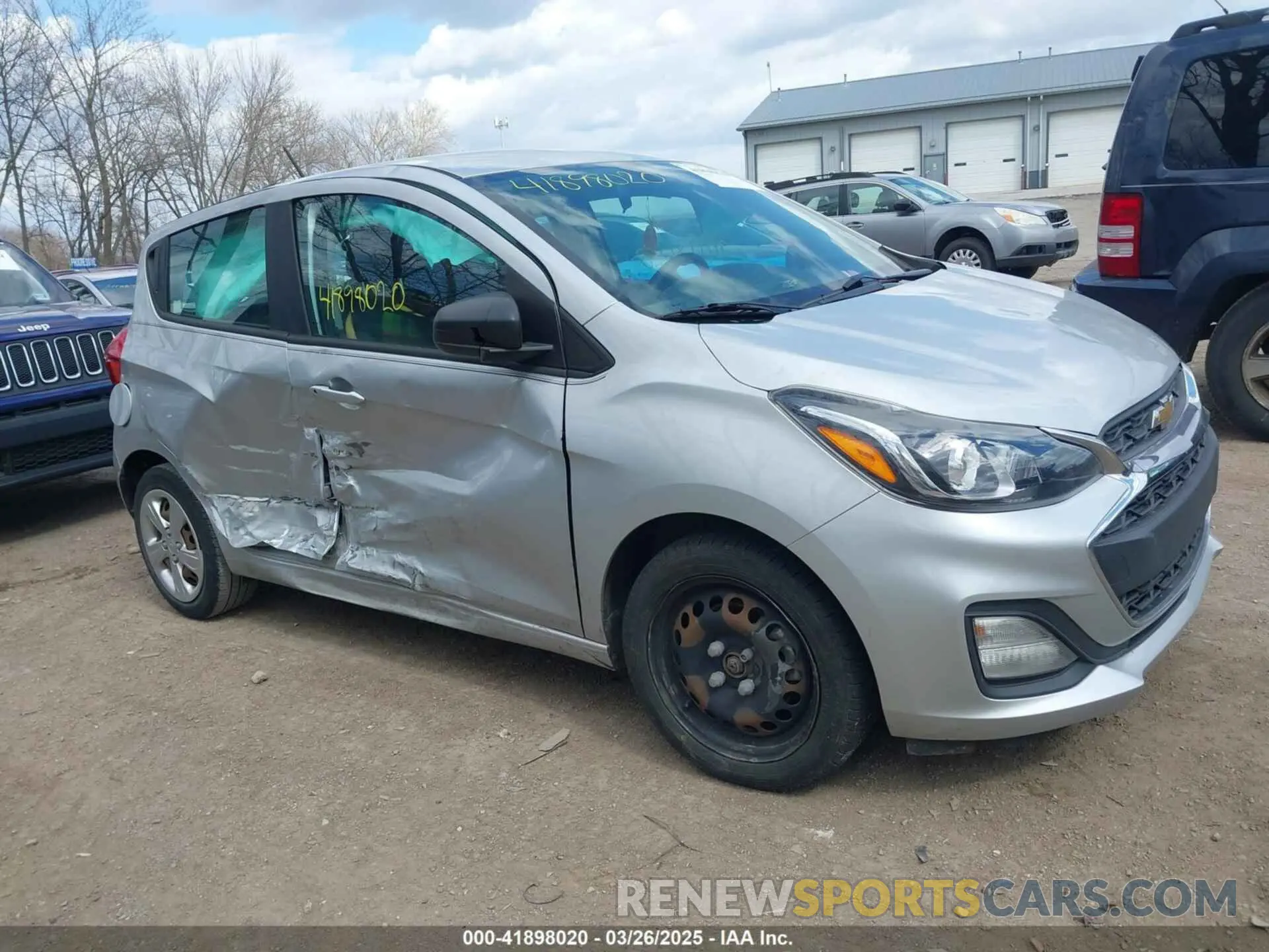 6 fotografías del automóvil dañado KL8CB6SA1LC462448 CHEVROLET SPARK 2020