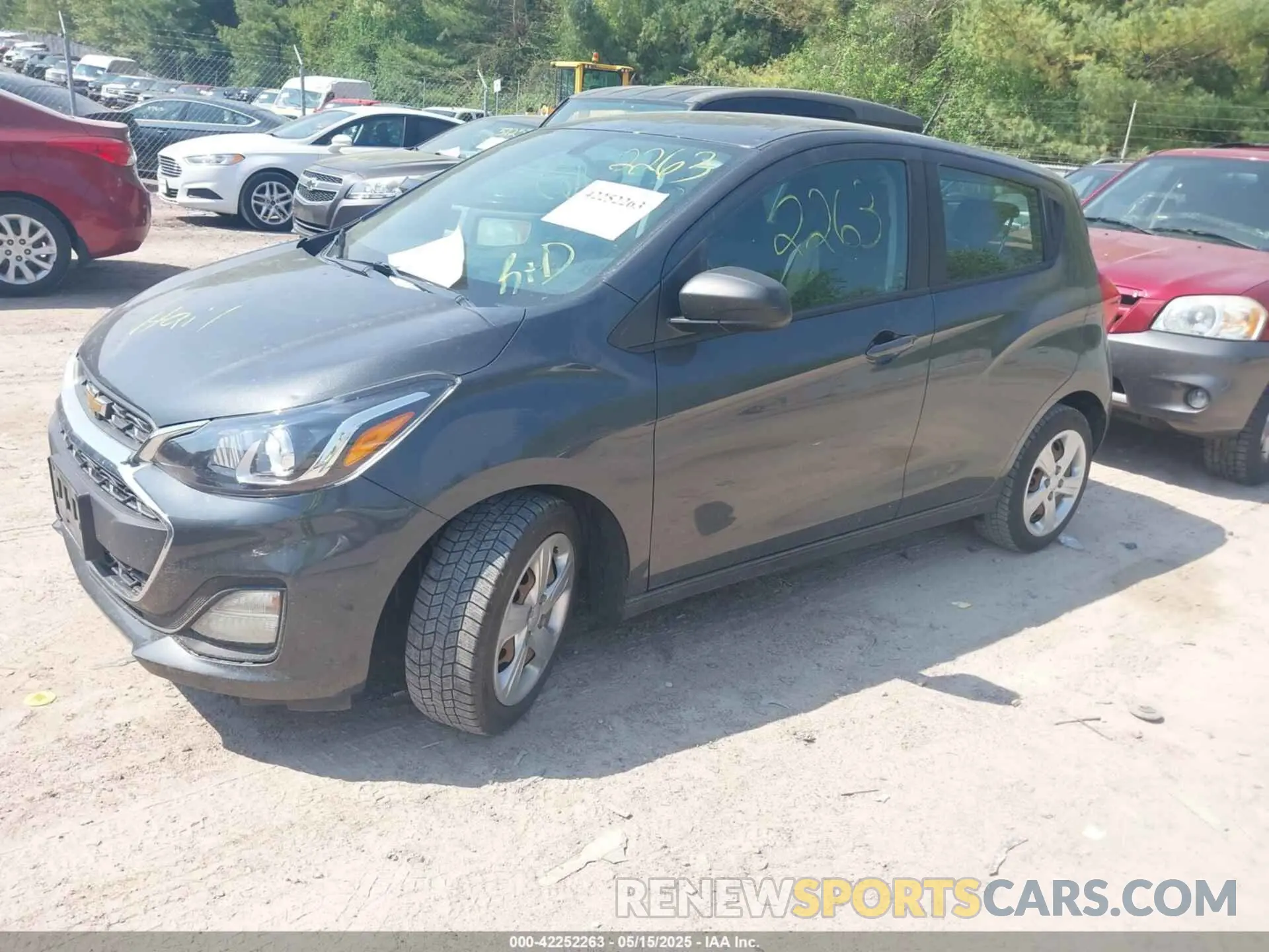 2 fotografías del automóvil dañado KL8CB6SA1LC479136 CHEVROLET SPARK 2020