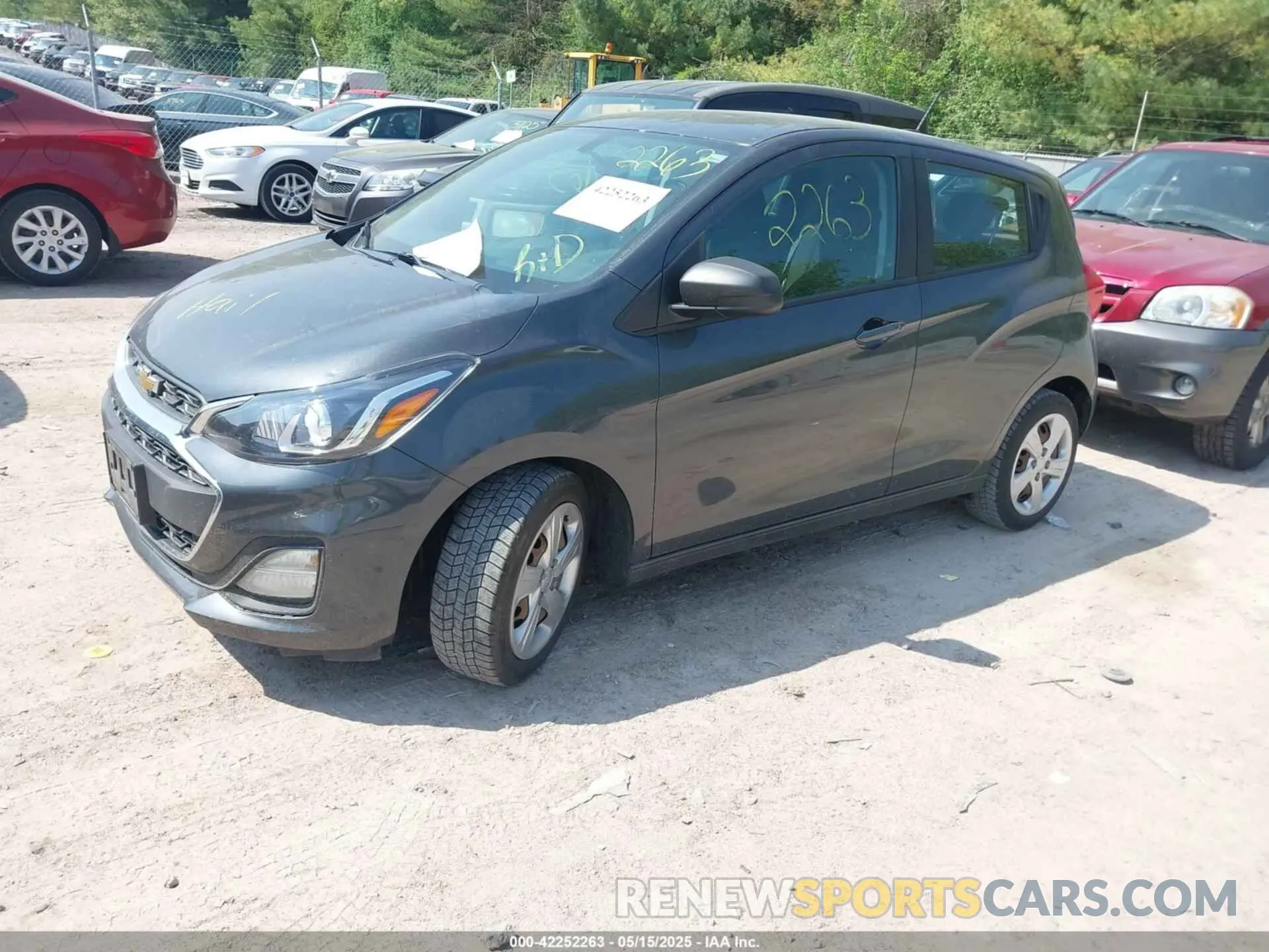 4 fotografías del automóvil dañado KL8CB6SA1LC479136 CHEVROLET SPARK 2020