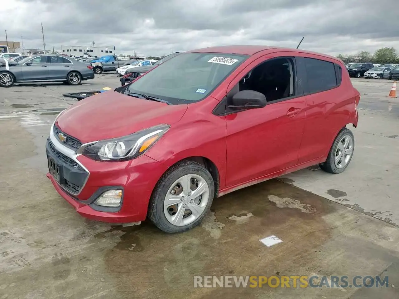1 fotografías del automóvil dañado KL8CB6SA2LC415204 CHEVROLET SPARK 2020