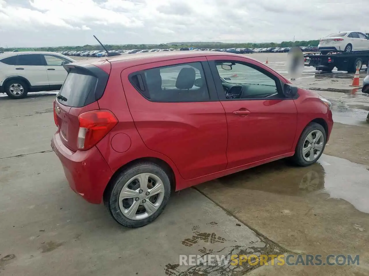 3 fotografías del automóvil dañado KL8CB6SA2LC415204 CHEVROLET SPARK 2020