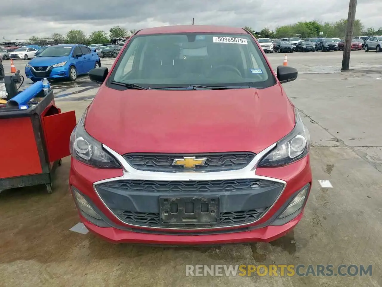 5 fotografías del automóvil dañado KL8CB6SA2LC415204 CHEVROLET SPARK 2020