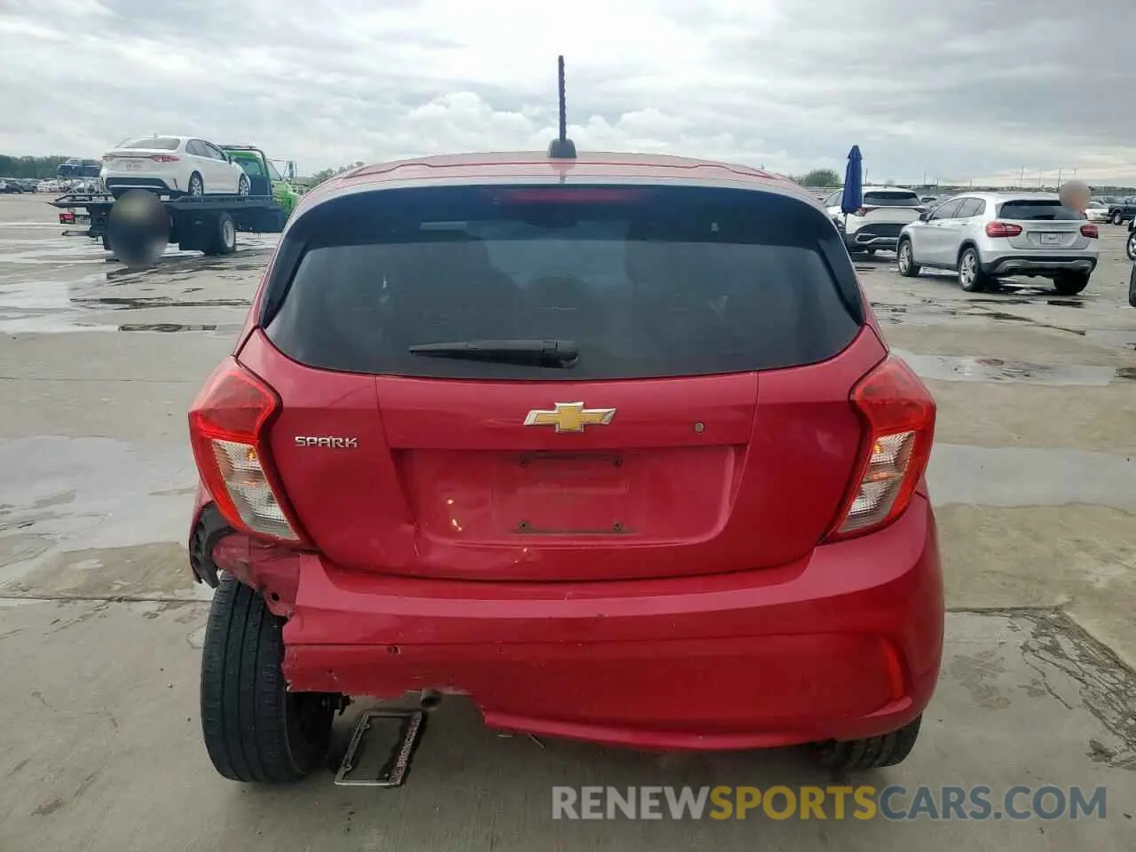 6 fotografías del automóvil dañado KL8CB6SA2LC415204 CHEVROLET SPARK 2020