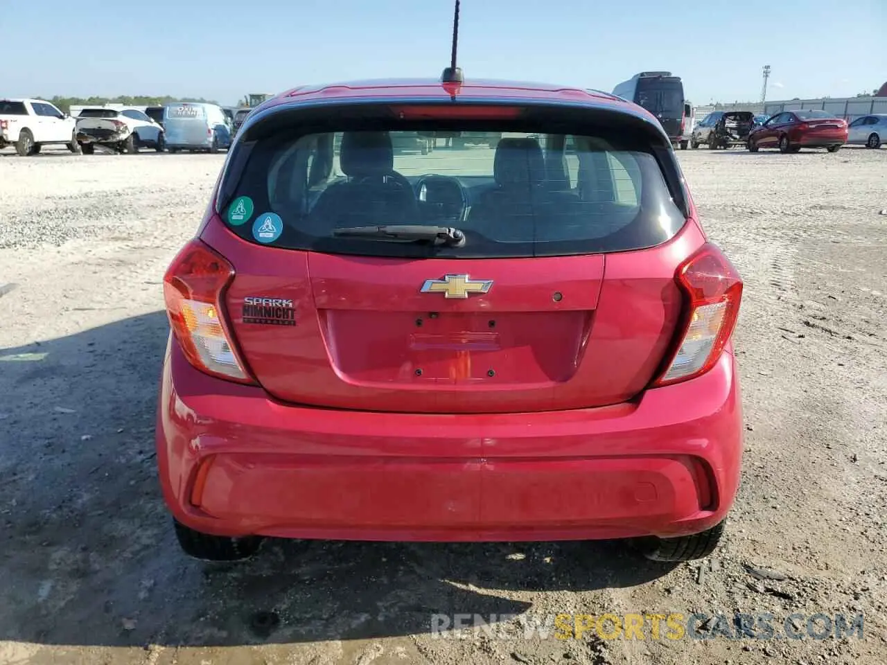 6 fotografías del automóvil dañado KL8CB6SA2LC444380 CHEVROLET SPARK 2020
