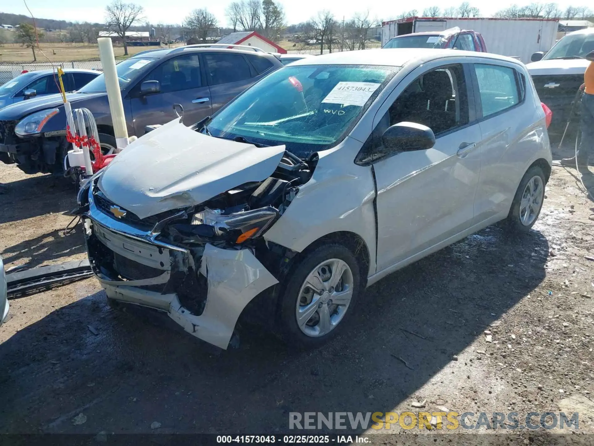 2 fotografías del automóvil dañado KL8CB6SA2LC455234 CHEVROLET SPARK 2020