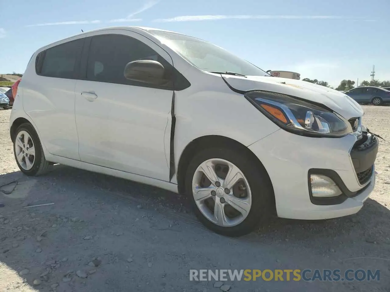 4 fotografías del automóvil dañado KL8CB6SA2LC480330 CHEVROLET SPARK 2020