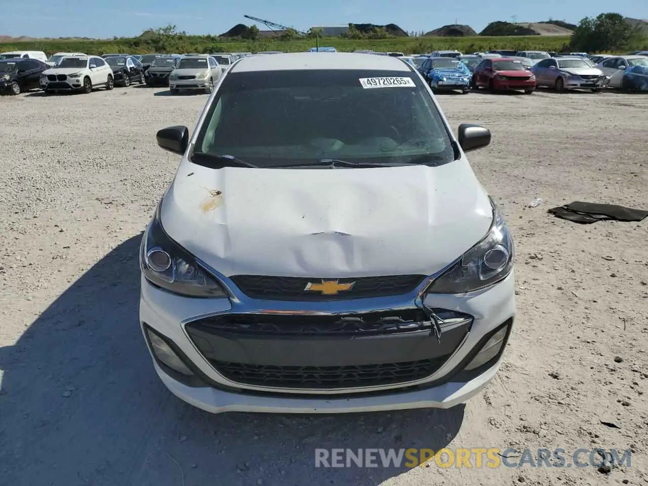 5 fotografías del automóvil dañado KL8CB6SA2LC480330 CHEVROLET SPARK 2020