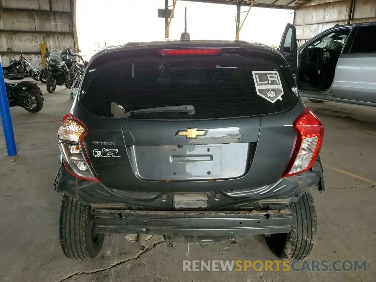 6 fotografías del automóvil dañado KL8CB6SA3LC400145 CHEVROLET SPARK 2020