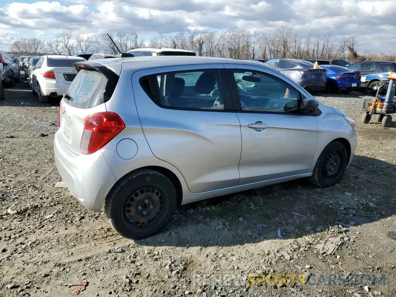 3 fotografías del automóvil dañado KL8CB6SA3LC421089 CHEVROLET SPARK 2020