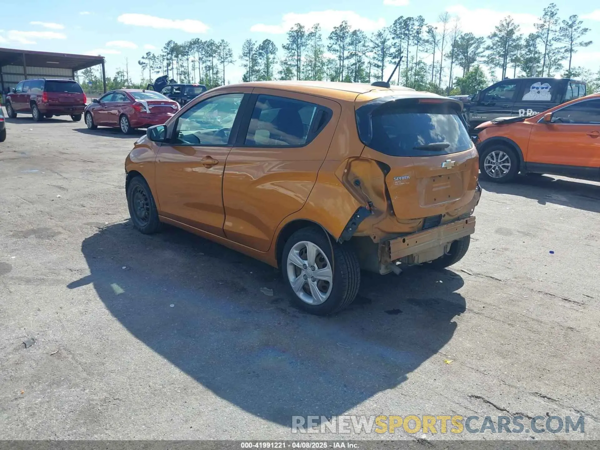 3 fotografías del automóvil dañado KL8CB6SA3LC429807 CHEVROLET SPARK 2020