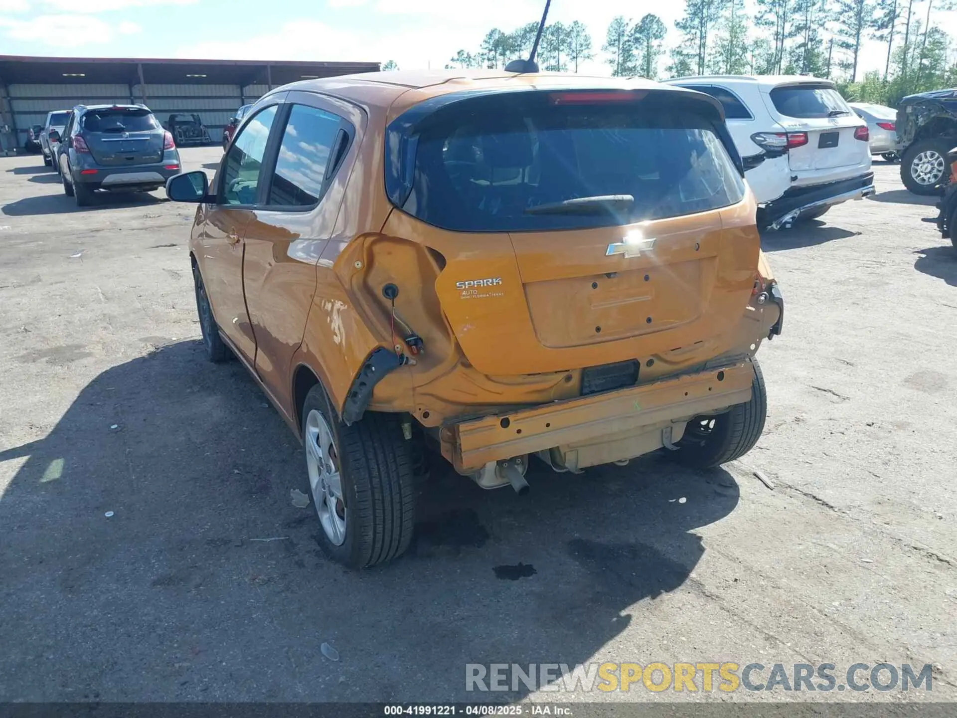 6 fotografías del automóvil dañado KL8CB6SA3LC429807 CHEVROLET SPARK 2020