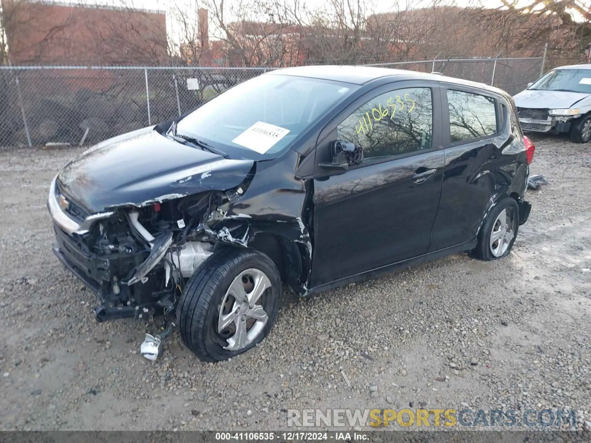 2 fotografías del automóvil dañado KL8CB6SA3LC430021 CHEVROLET SPARK 2020