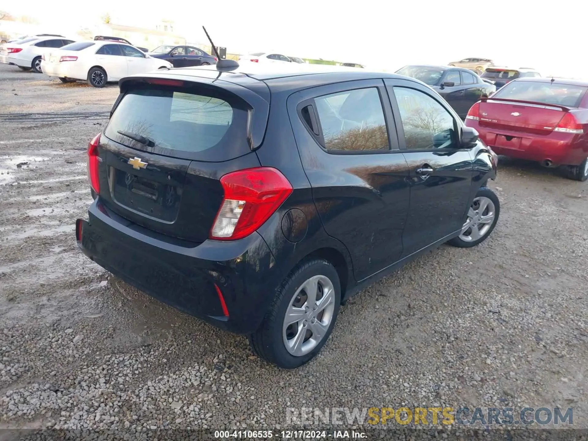 4 fotografías del automóvil dañado KL8CB6SA3LC430021 CHEVROLET SPARK 2020