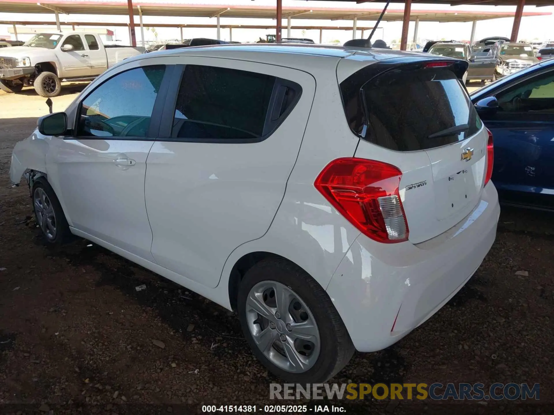 3 fotografías del automóvil dañado KL8CB6SA3LC446106 CHEVROLET SPARK 2020