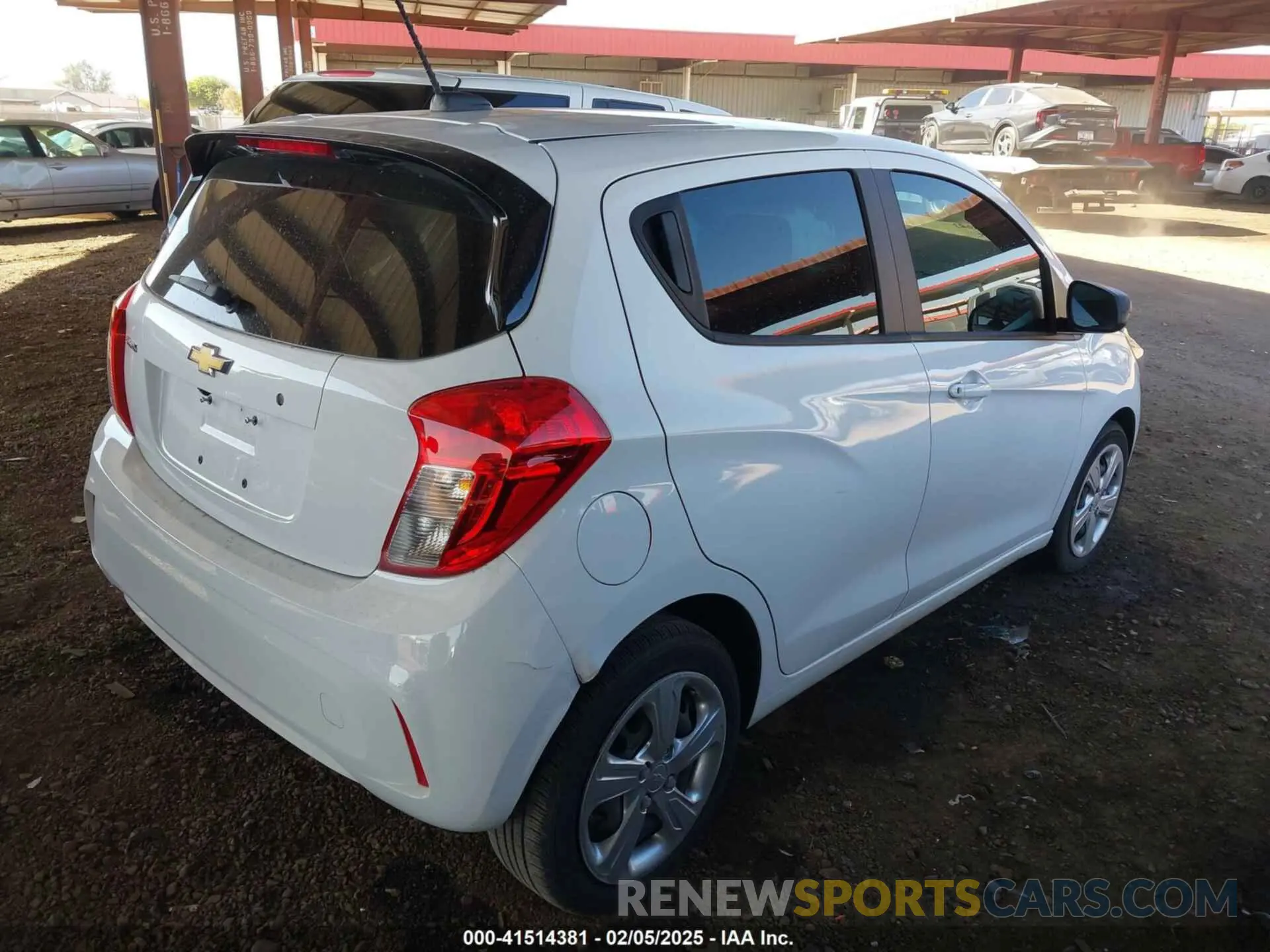 4 fotografías del automóvil dañado KL8CB6SA3LC446106 CHEVROLET SPARK 2020