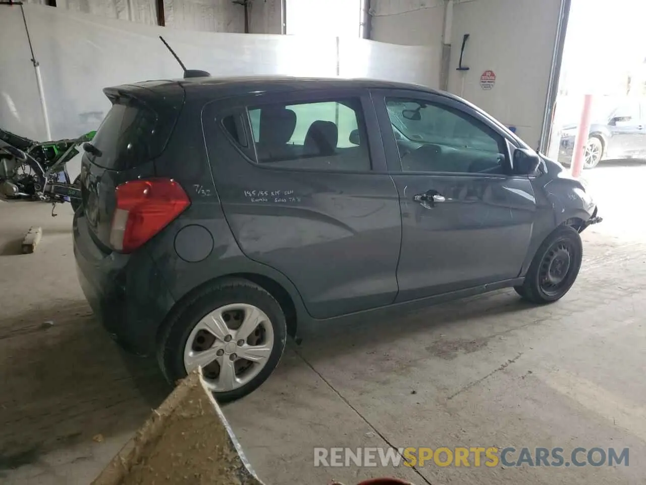 3 fotografías del automóvil dañado KL8CB6SA3LC462774 CHEVROLET SPARK 2020