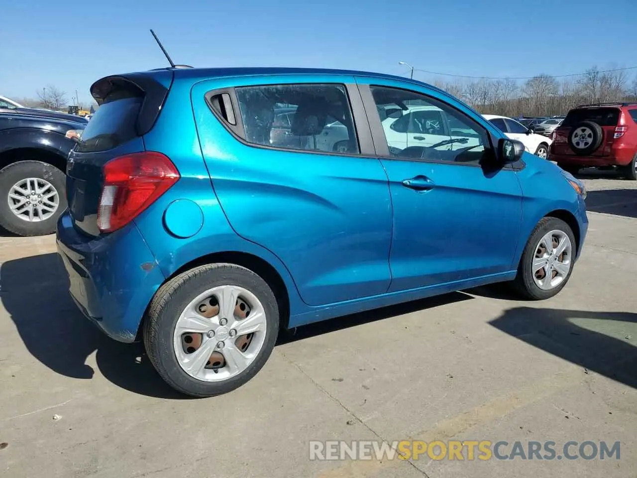 3 fotografías del automóvil dañado KL8CB6SA3LC465755 CHEVROLET SPARK 2020
