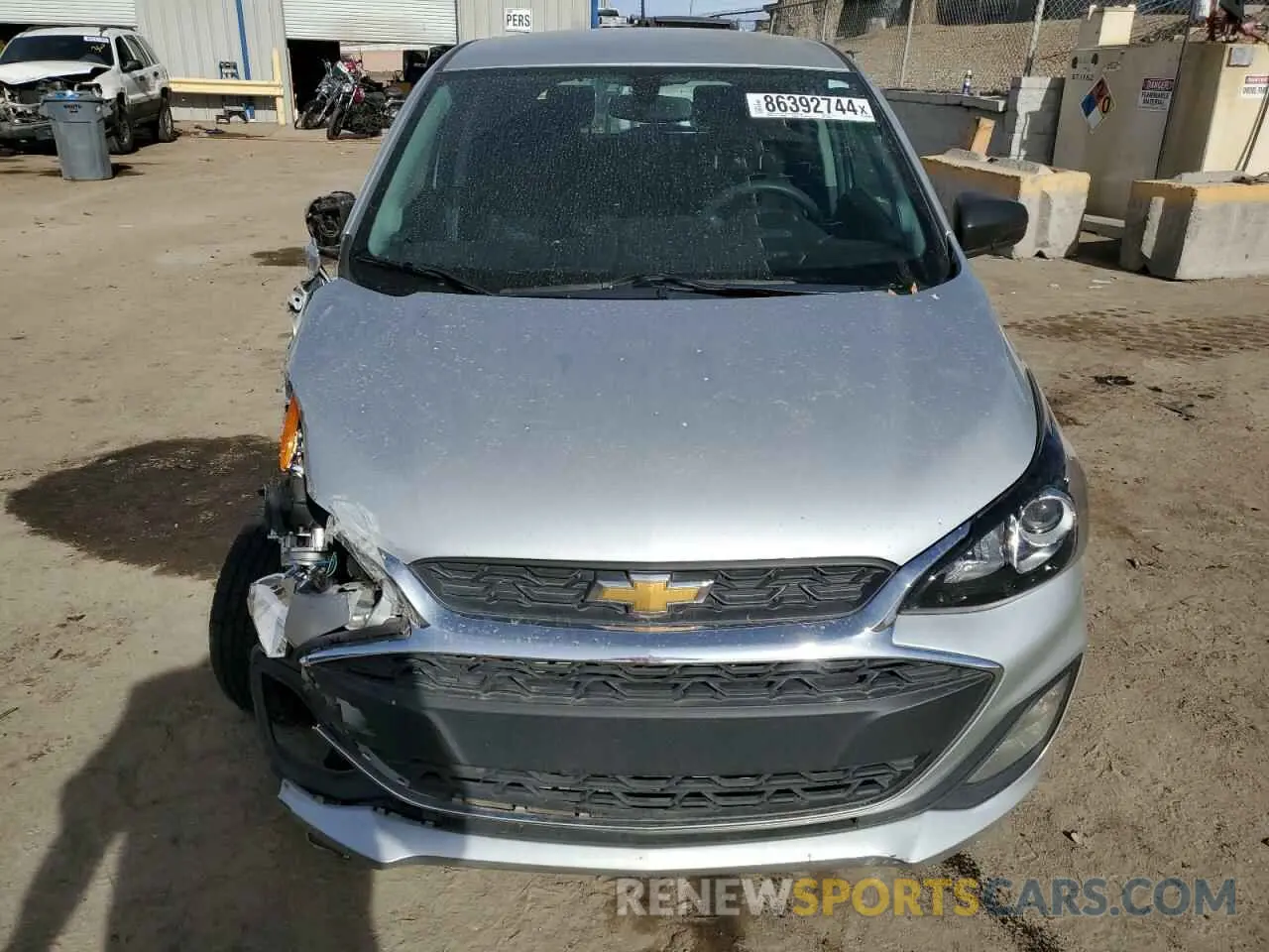 5 fotografías del automóvil dañado KL8CB6SA3LC472785 CHEVROLET SPARK 2020