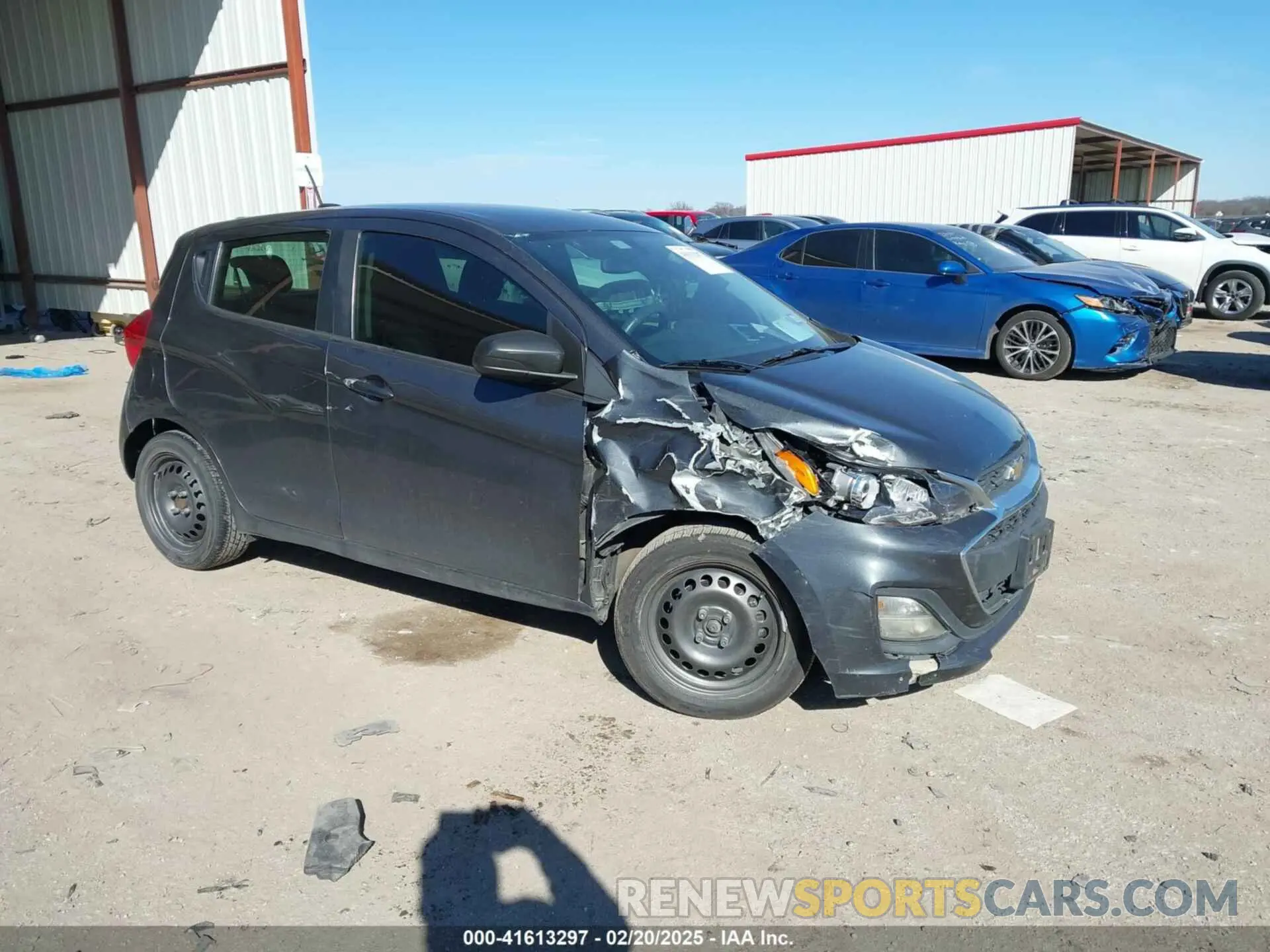 1 fotografías del automóvil dañado KL8CB6SA3LC474441 CHEVROLET SPARK 2020