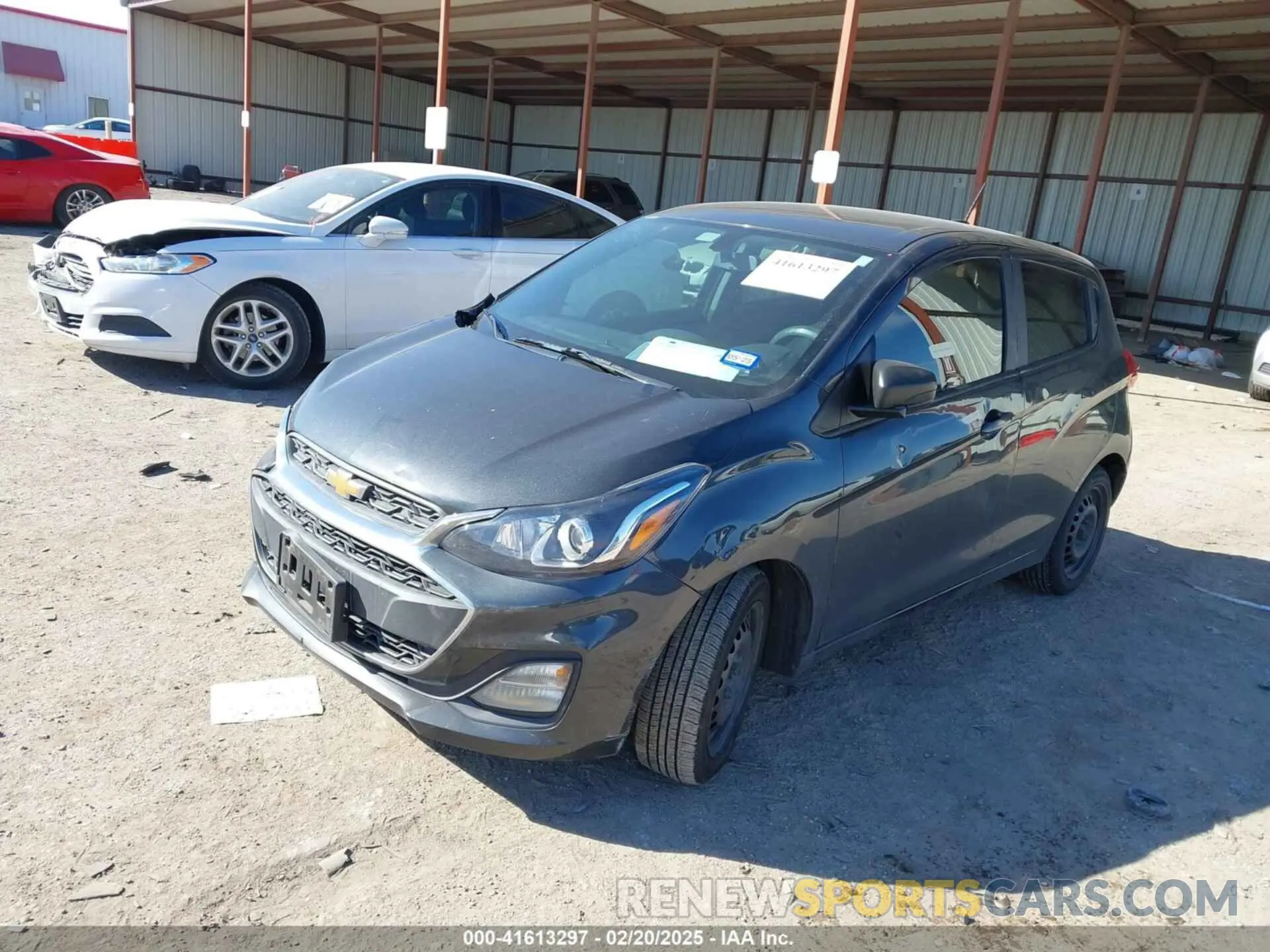 2 fotografías del automóvil dañado KL8CB6SA3LC474441 CHEVROLET SPARK 2020