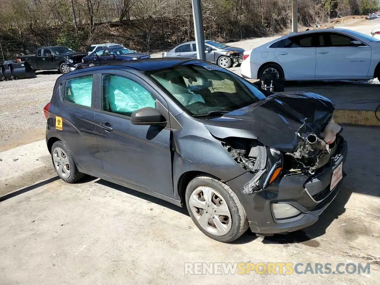 4 fotografías del automóvil dañado KL8CB6SA4LC412000 CHEVROLET SPARK 2020