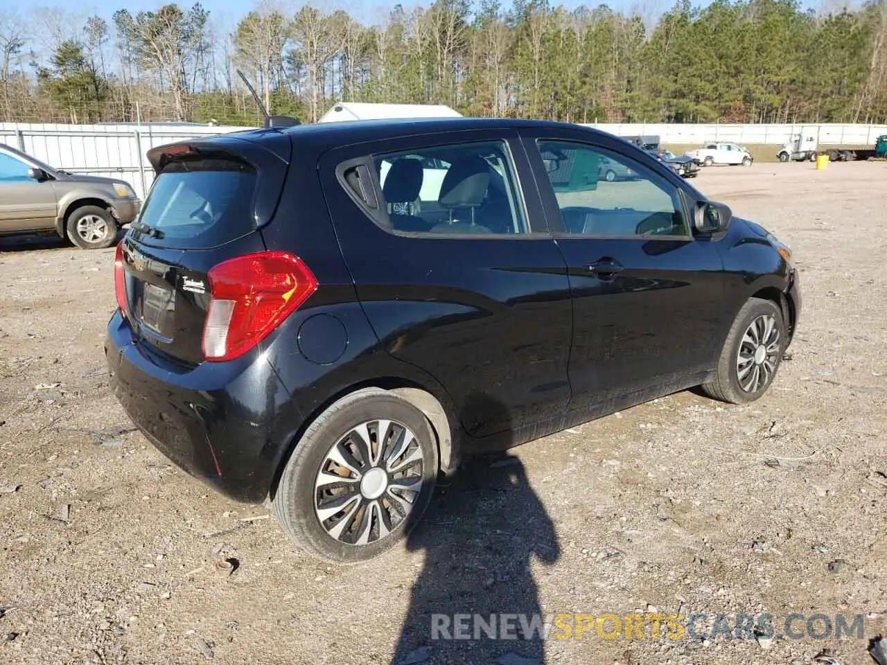 3 fotografías del automóvil dañado KL8CB6SA4LC413180 CHEVROLET SPARK 2020