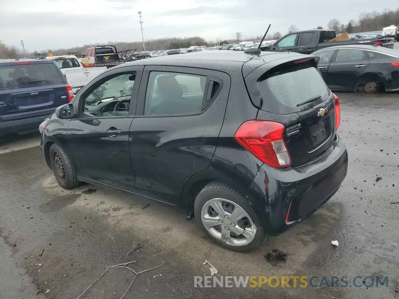 2 fotografías del automóvil dañado KL8CB6SA4LC423630 CHEVROLET SPARK 2020