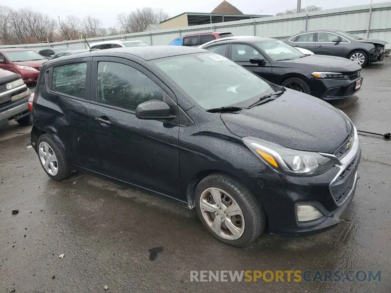 4 fotografías del automóvil dañado KL8CB6SA4LC423630 CHEVROLET SPARK 2020