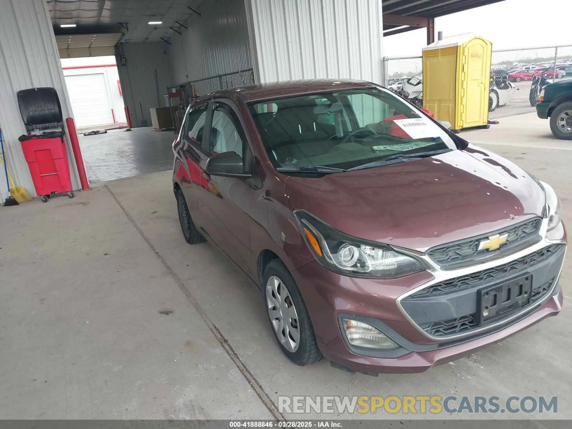 1 fotografías del automóvil dañado KL8CB6SA4LC424700 CHEVROLET SPARK 2020