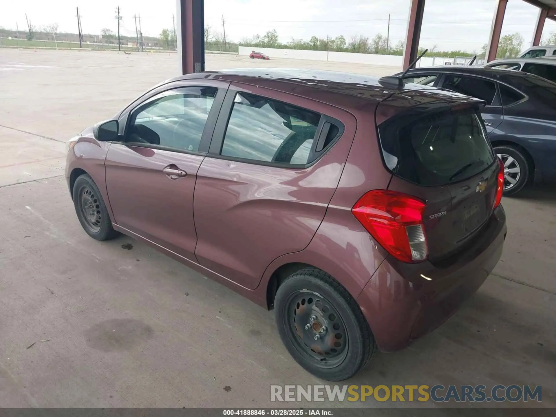 3 fotografías del automóvil dañado KL8CB6SA4LC424700 CHEVROLET SPARK 2020