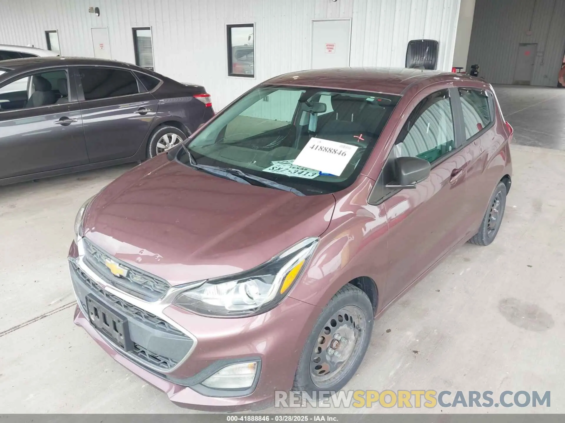 6 fotografías del automóvil dañado KL8CB6SA4LC424700 CHEVROLET SPARK 2020