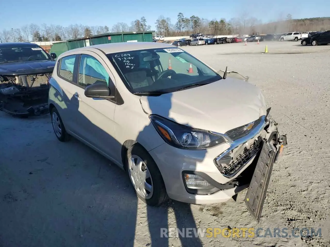 4 fotografías del automóvil dañado KL8CB6SA4LC440556 CHEVROLET SPARK 2020