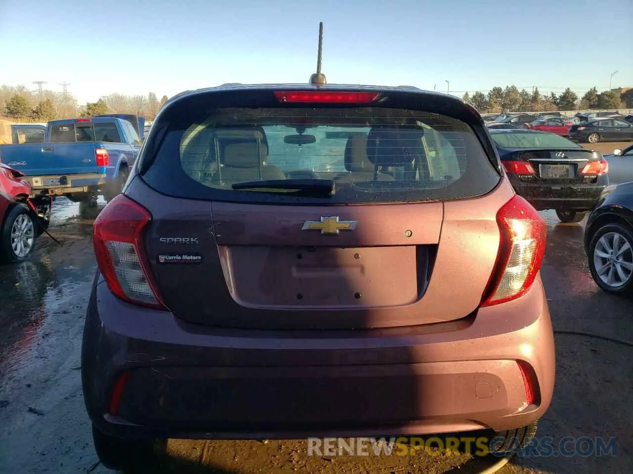 6 fotografías del automóvil dañado KL8CB6SA4LC474559 CHEVROLET SPARK 2020