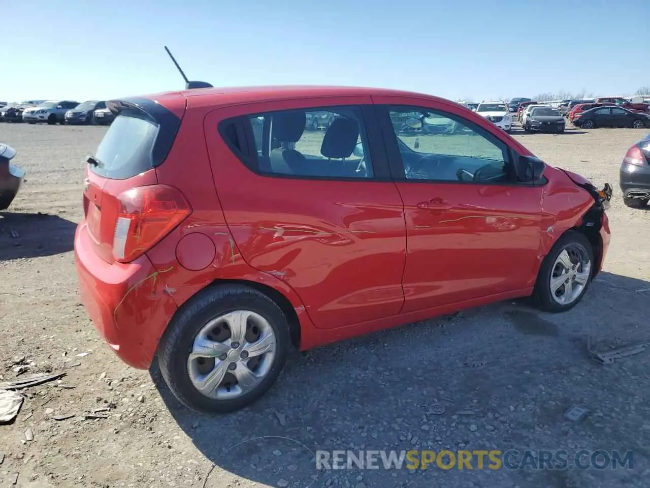 3 fotografías del automóvil dañado KL8CB6SA5LC400342 CHEVROLET SPARK 2020