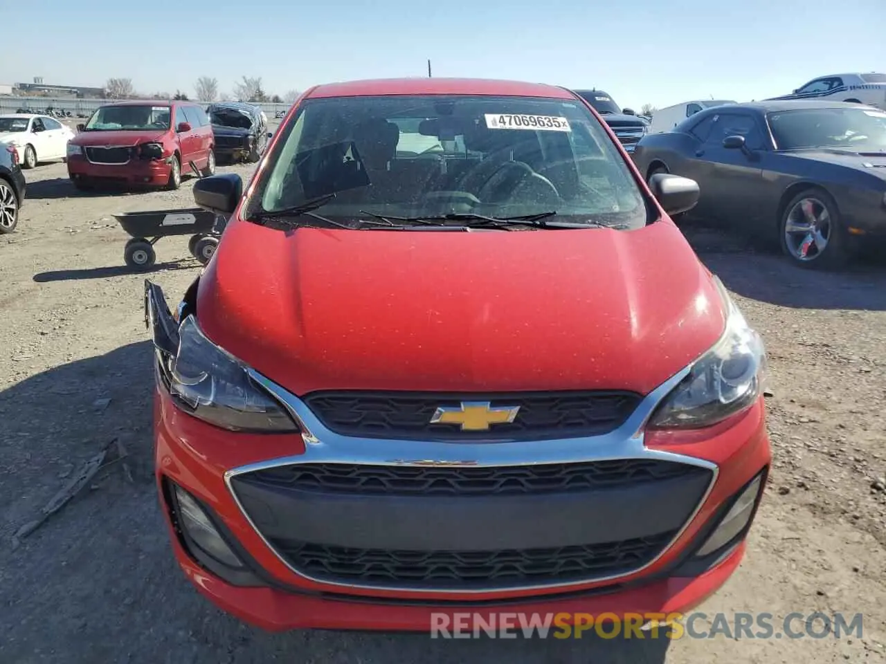 5 fotografías del automóvil dañado KL8CB6SA5LC400342 CHEVROLET SPARK 2020